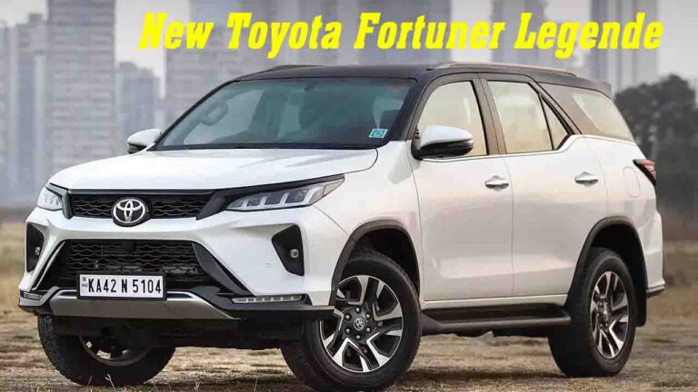 Toyota Fortuner Legender: Premium look and advanced features make it different from other cars.