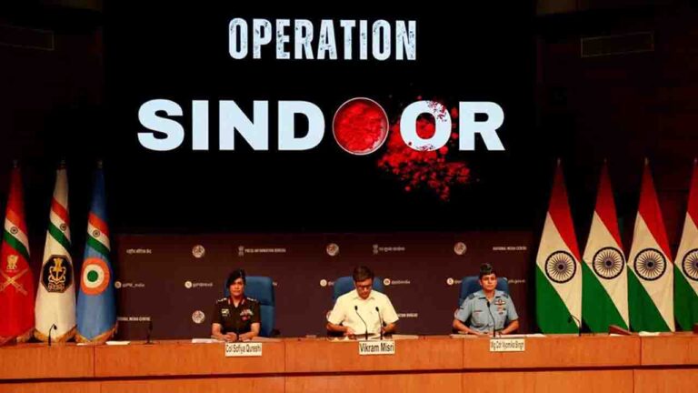 Indian Army Briefs Media on Operation Sindoor, Targets Terror Camps in Pakistan