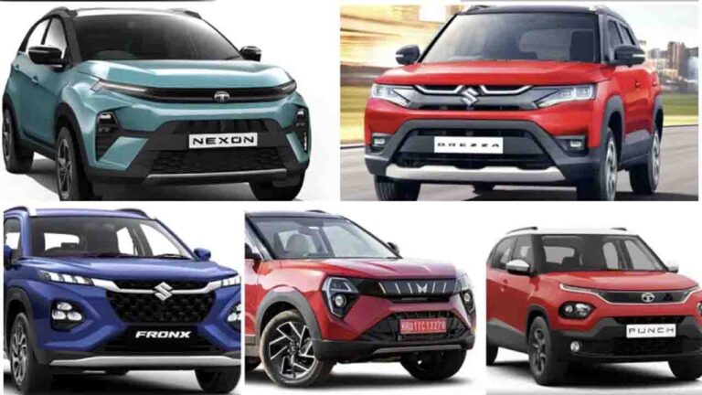 Maruti Brezza Tops India’s Compact SUV Market: 5 Best-Sellers Revealed
