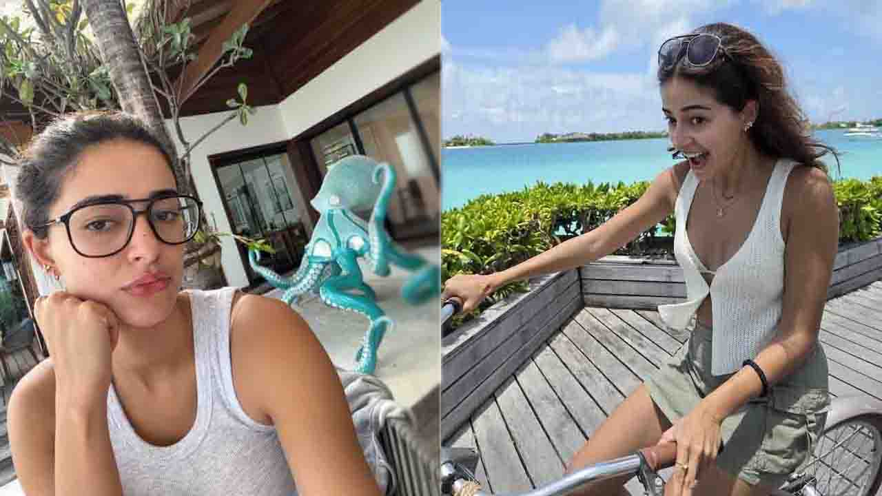 Beaches, Cycling, and Coffee: Inside Ananya Panday's Maldives Holiday