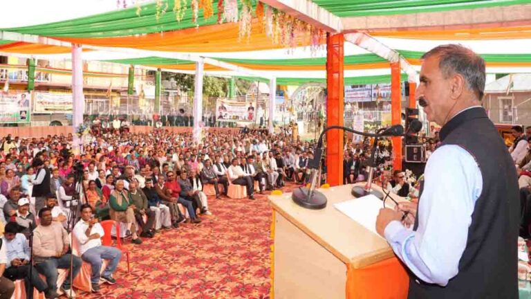 CM Sukhvinder Singh Sukhu announces up-gradation of Mamligh sub-tehsil