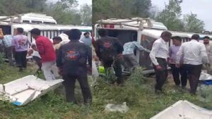 Naina Devi accident: Tempo Traveller carrying Delhi pilgrims falls into gorge