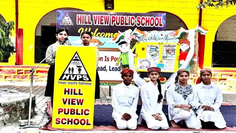 Hill View Public School Majra celebrates Baisakhi and Ambedkar Jayanti