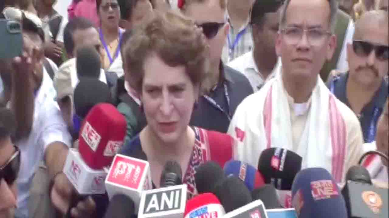 Priyanka Gandhi Vadra slams Assam govt as 'mafia and syndicate rule' at Nazira rally