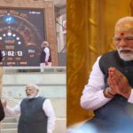 PM Modi Inspects World’s First ‘Vikramaditya Vedic Clock’ at Kashi Vishwanath Temple