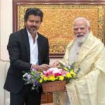 Tamil Nadu CM C Joseph Vijay Meets PM Modi, Raises Mekedatu Dam and State Anthem Issues