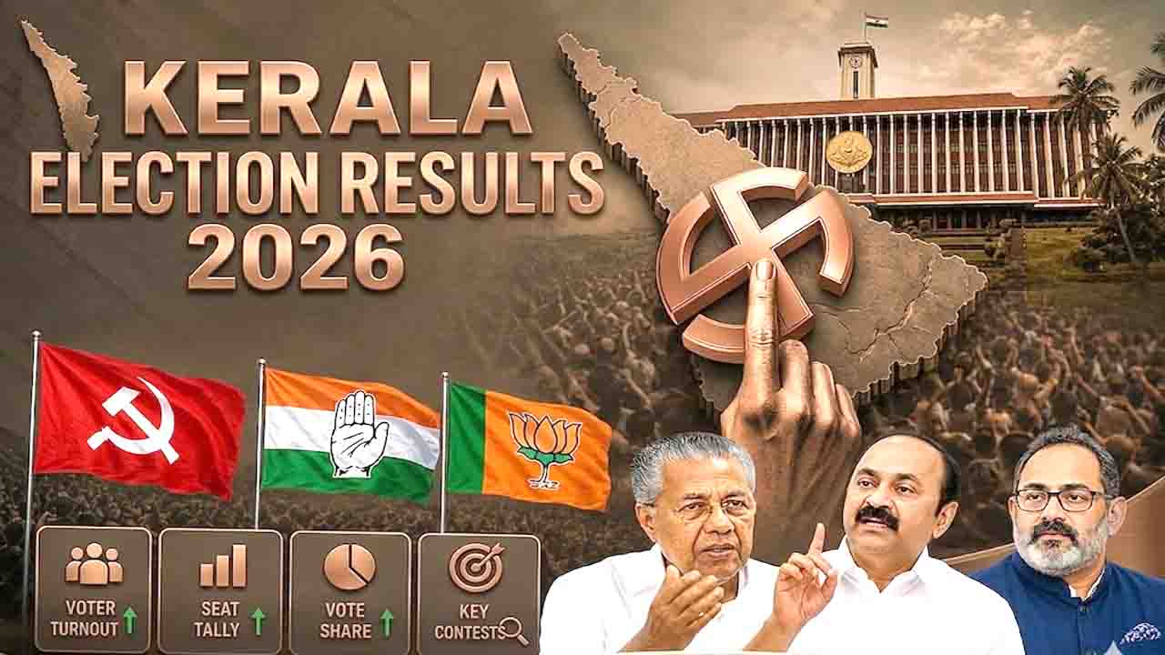 Kerala Election Results 2026: Congress-led UDF Sweeps Kerala, Ends LDF's Decade-Long Rule