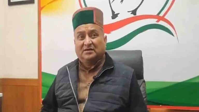 Himachal Congress President Vinay Kumar