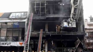 Lucknow Fire: Inside the Devastated Building Where 15 Died, Trapped by Biometric Lock Failures