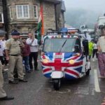British Tourists Drive Auto-Rickshaw into Shimla’s No-Vehicle Zone; Fined ₹1,500