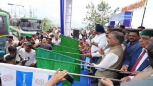 CM Sukhu Flags Off 297 Electric Buses, Launches HimBus Plus Card