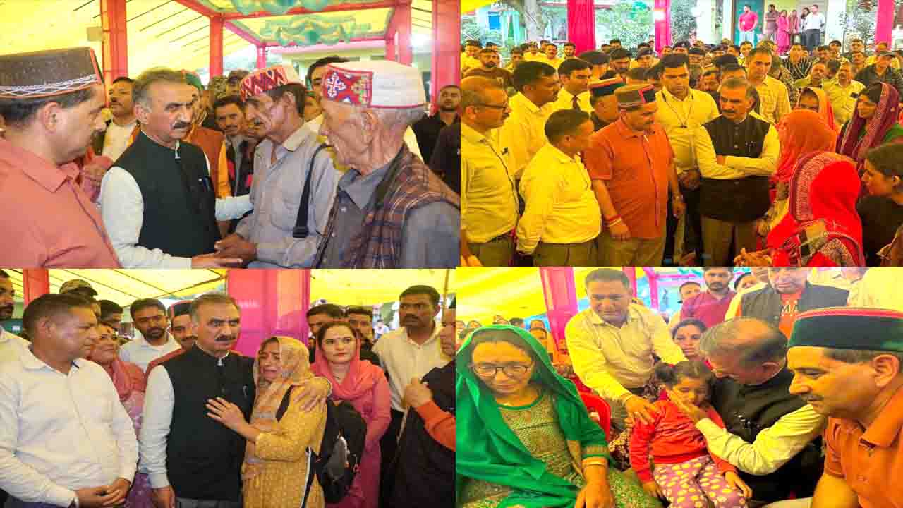 CM Sukhvinder Singh Sukhu Announces Major Relief Package for Cloudburst Victims in Kangra's Boh