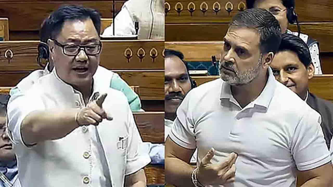 Rahul Gandhi, Kiren Rijiju Spar in Lok Sabha Over Student Remark; Speaker Expunges Words