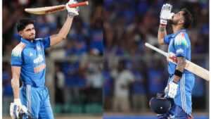 Kohli, Gill Power India to Eight-Wicket Win
