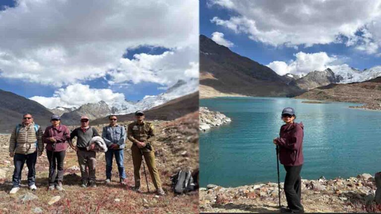 Lahaul-Spiti DC Treks 14 km to Inspect Ghepan Glacial Lake Amid Flood Risks