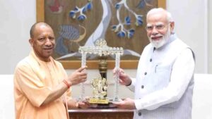CM Yogi Adityanath Meets PM Modi in Delhi; UP Polls, RS Elections Discussed