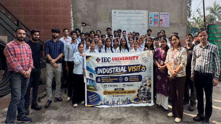 IEC University Students Visit Millstone Gear Limited for Industrial Exposure