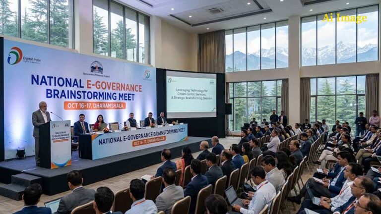 National E-Governance Brainstorming Meet in Dharamshala on Oct 16–17