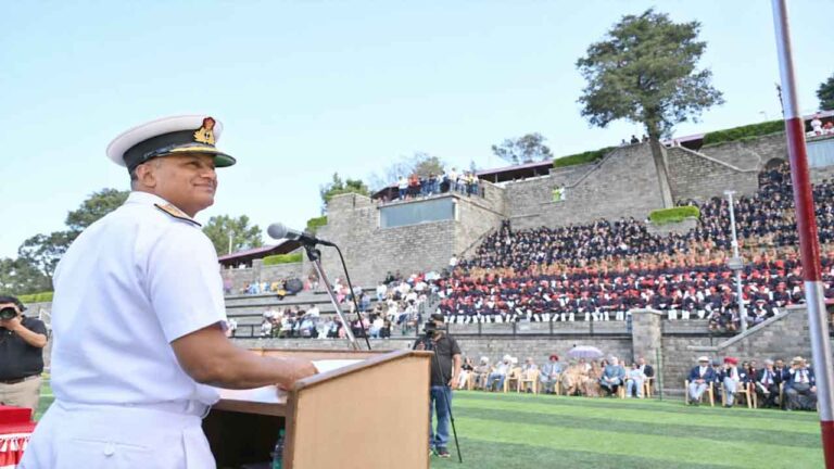 Navy Chief Krishna Swaminathan Calls on Sanawar Students to Embrace Courage and Perseverance