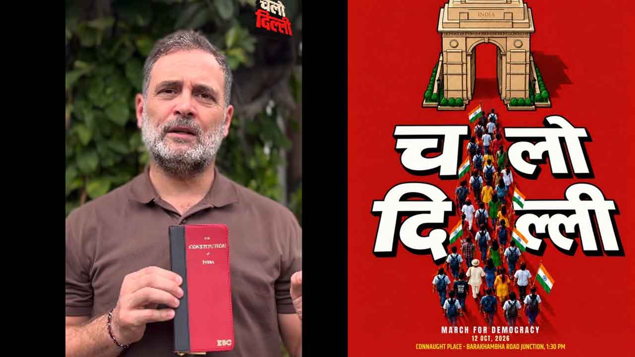 "Daro Mat": Rahul Gandhi Calls for SC March After Delhi Protest Crackdown